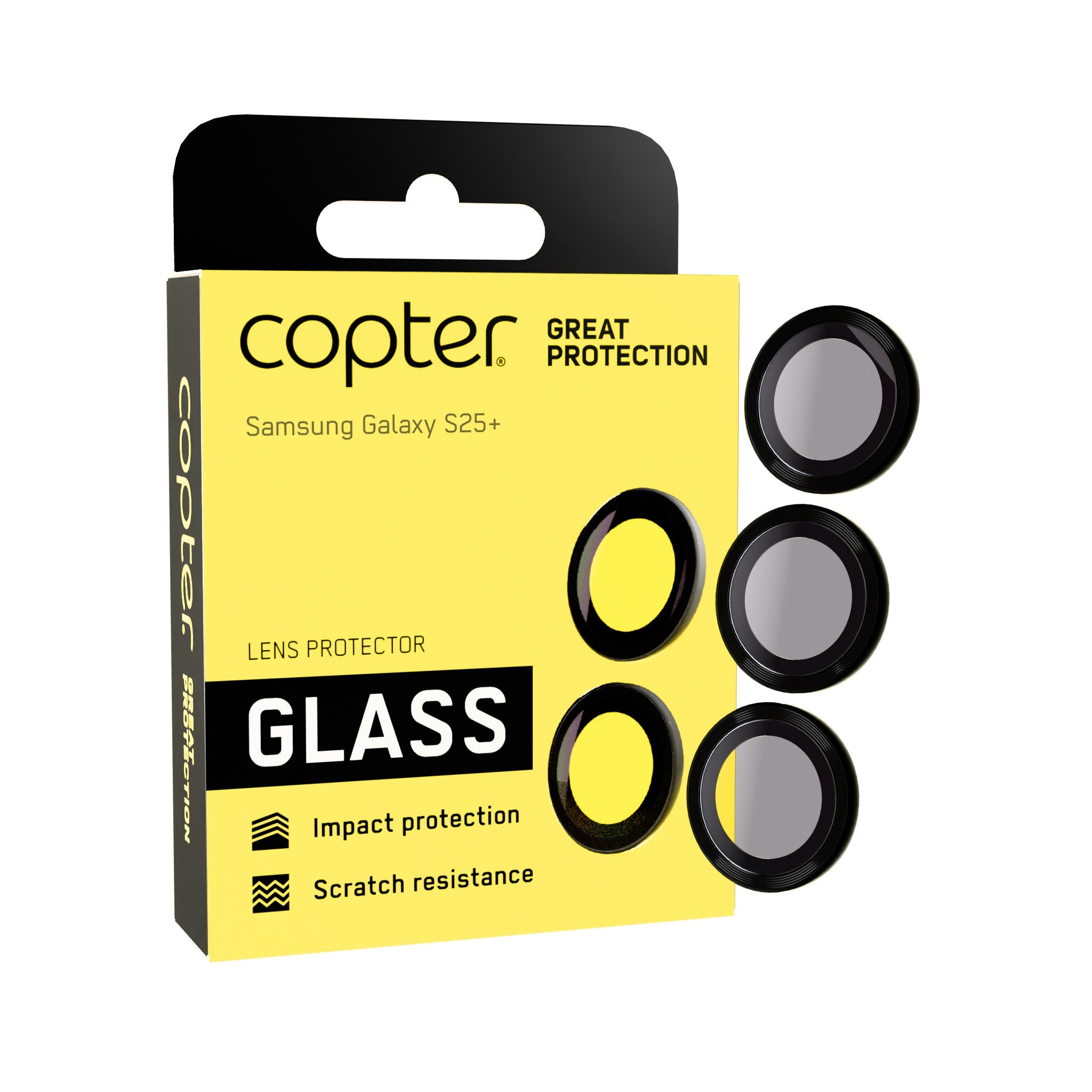 Tempered glass Camera Lens Protection Rings for Samsung Galaxy S25 Plus