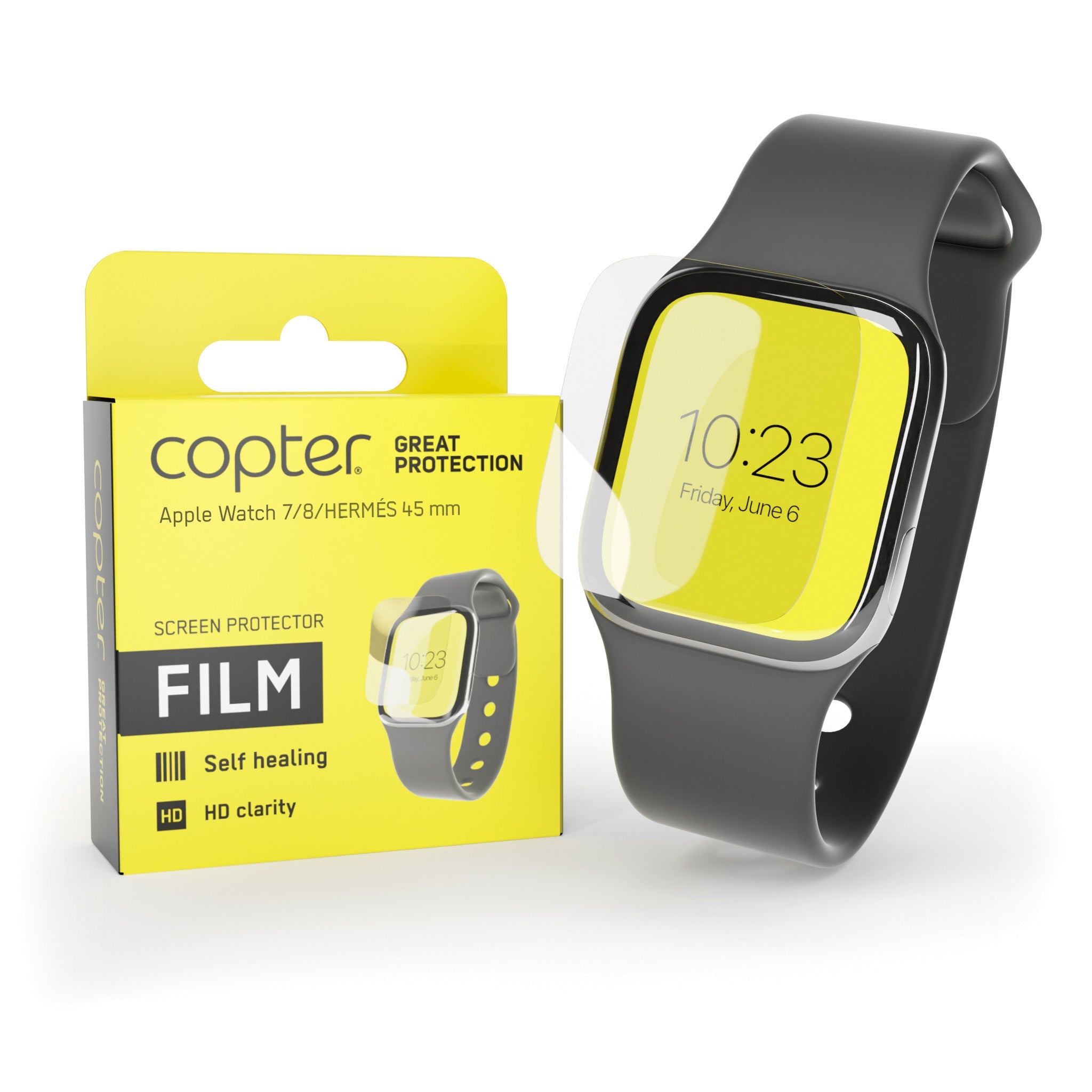 Original Film screen protector for Apple Watch 7 / Apple Watch 8 / Apple Watch Hermés (45mm)