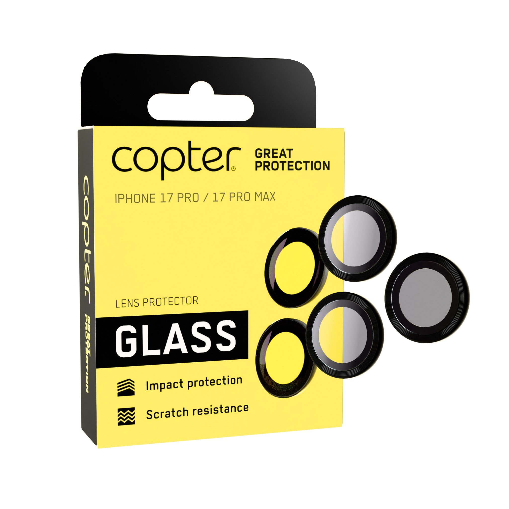 Exoglass™ Camera Lens Protection Rings - iPhone 17 Pro / iPhone 17 Pro Max