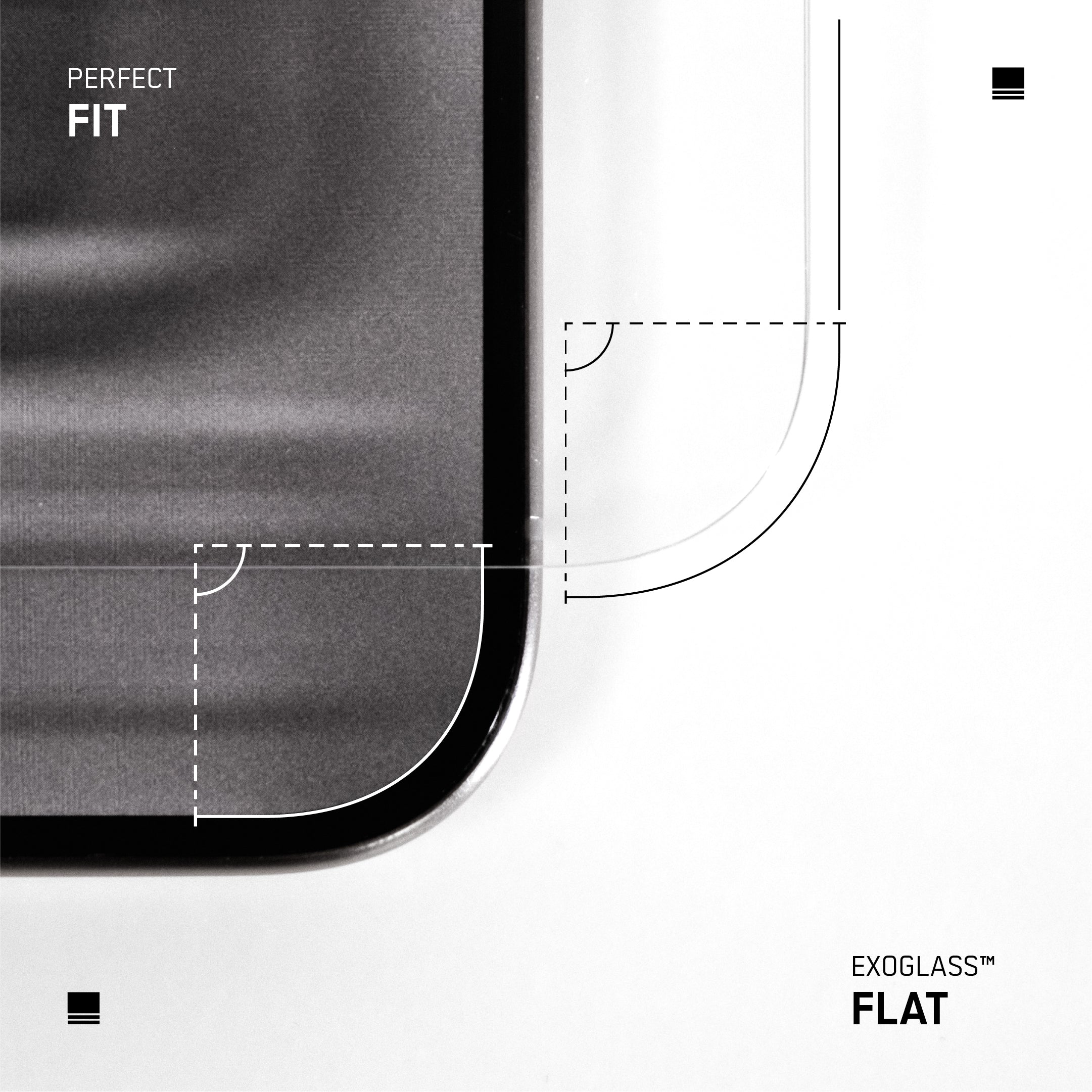 Exoglass™ Flat - iPhone 15 Pro