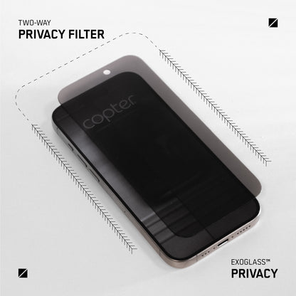 Exoglass™ Curved Privacy - iPhone 17 / iPhone 17 Pro