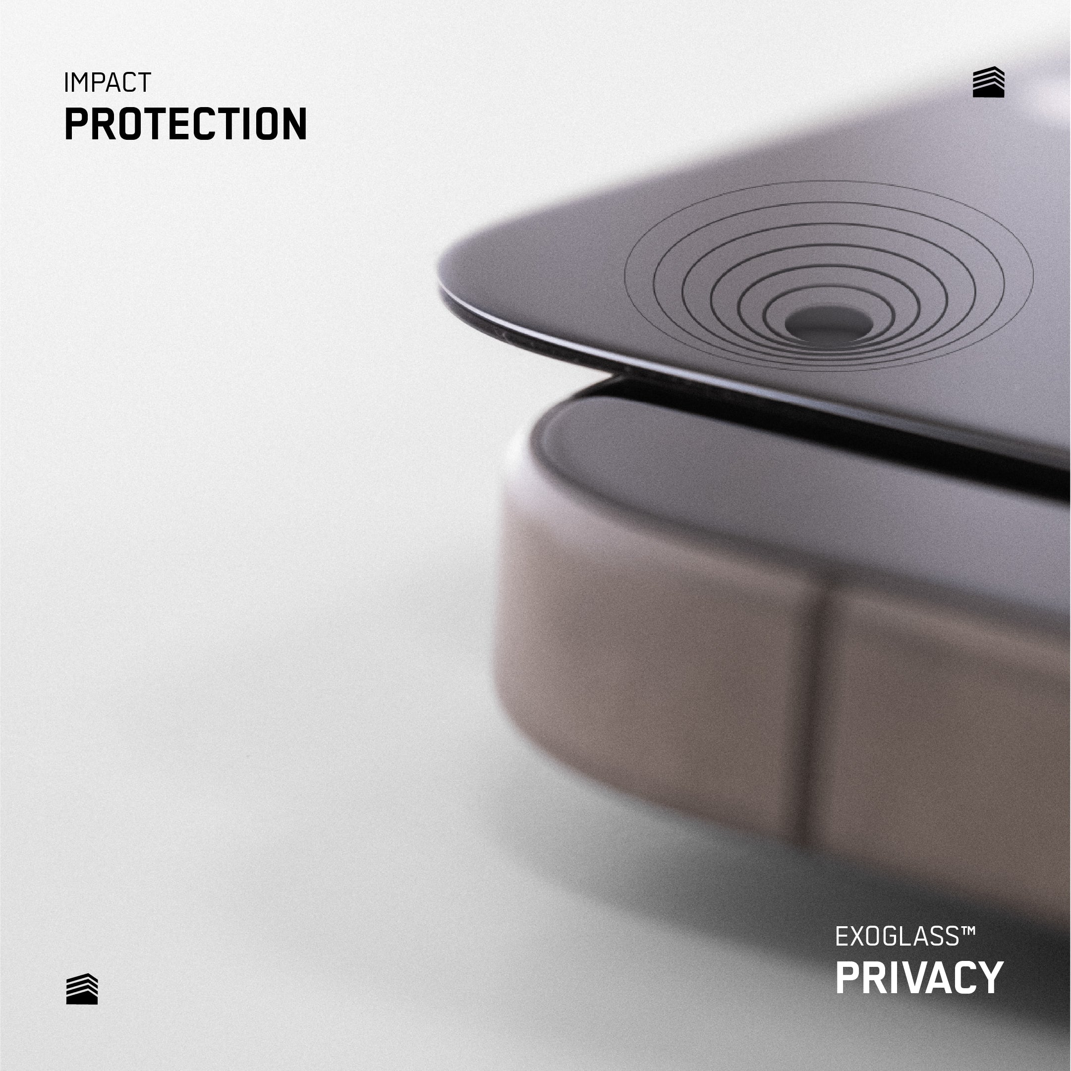 Exoglass™ Flat Privacy - iPhone 12 / iPhone 12 Pro